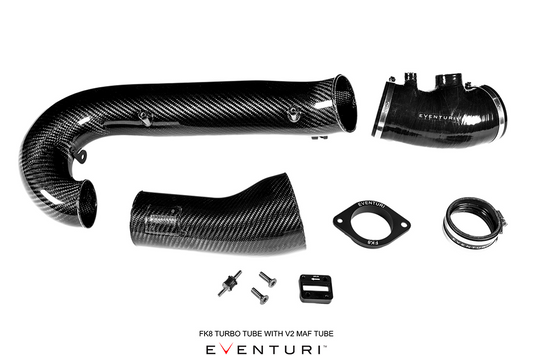 Tubo de admisión de carbono Eventuri - Honda Civic FK8 Type R